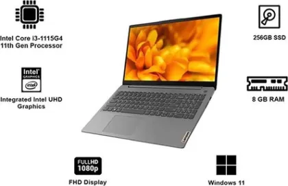Lenovo IdeaPad 3 15ITL6 82H802FAIN Laptop (11th Gen Core i3/ 8GB/ 256GB SSD/ Win 11 Home)
