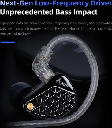 KZ AM16 Wired Earphones (Without Mic)
