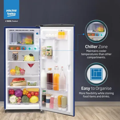 Voltas Beko RDC215A/W0BBRTM0000GO 183 L 5 Star Single Door Refrigerator