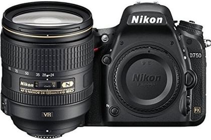 Nikon D750 24.3 MP Digital SLR Camera (24mm-120mm 4G VR Kit)