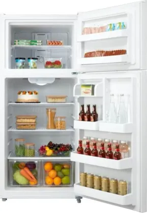 Midea MRT18S3AWW 18 Cu Ft Double Door Refrigerator