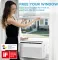Midea MAW08AV1QWT 8000 BTU 115V Window AC