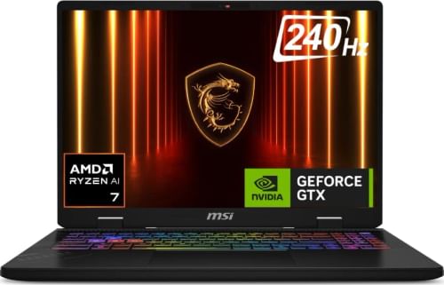 MSI Crosshair A16 D8WFKG-036IN Gaming Laptop (AMD Ryzen 7 8840HX / 16GB/ 1TB SSD/ Win11 Home/ 8GB Graphics RTX 5060)
