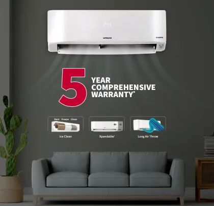 Hitachi 5400STXL RAS.G512PCBIBT 1 Ton 5 Star 2025 Inverter Split AC