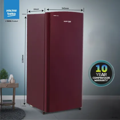 Voltas Beko RDC215C/2S0XWR0M0000GO 183 L 2 Star Single Door Refrigerator