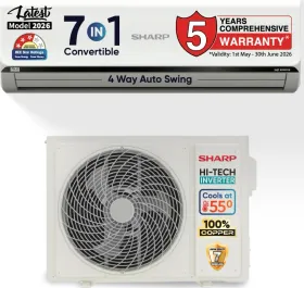Sharp AH-SI24V3B-SCN 2 Ton 3 Star 2026 Inverter Split AC