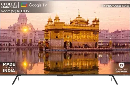 Croma CREL065UGC024602 65 inch Ultra HD 4K Smart QLED TV