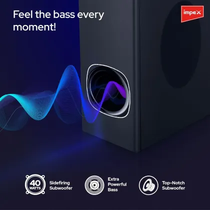 Impex Beatbeam SB4000 80W Bluetooth Soundbar