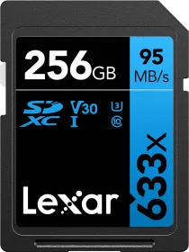 Lexar Professional 633x 256 GB SDXC UHS-I Memory Card