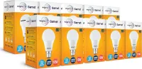 wipro Garnet 10W LED Bulb for Home & Office |Cool Day White (6500K) | B22 Base|220 degree Light coverage |4Kv Surge Protection |400V High Voltage Protection |Energy Efficient | Pack of 10