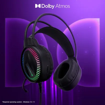 Zebronics Zeb-Blitz Type-C Wired Gaming Headphones