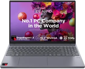 Lenovo IdeaPad Slim 3 15Q8X10 83N3008JIN Laptop (Qualcomm Snapdragon X/ 16GB/ 512GB SSD/ Win11 Home)
