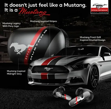 Boult x Mustang Dyno True Wireless Earbuds