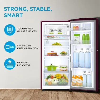 Midea MRD187I3XPCW 187 L 3 Star Single Door Refrigerator