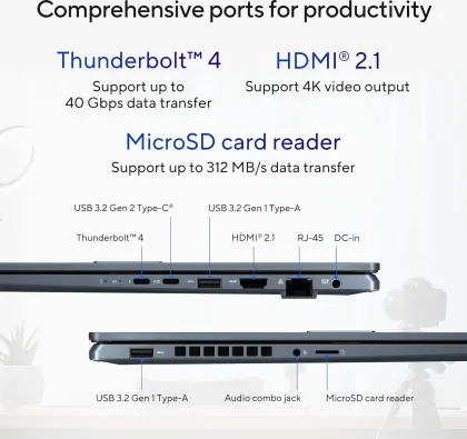 Asus VivoBook Pro 16 K6602VV-AS96 Laptop (13th Gen Core i9/ 16GB/ 1TB/ Win11)