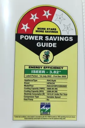Hitachi RAS.G318PCC2SS 1.5 Ton 3 Star 2025 Inverter Split AC