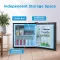 Midea WHS-65LB1 1.6 Cu Ft Single Door Mini Refrigerator