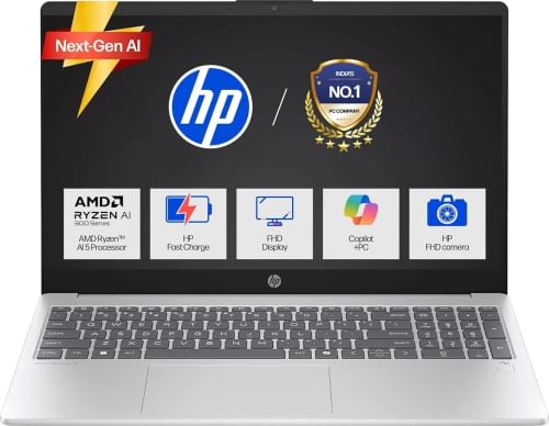 HP OmniBook 3 15-fn0074AU Laptop (AMD Ryzen AI 5 330/ 24GB/ 1TB SSD/ Win11 Home)