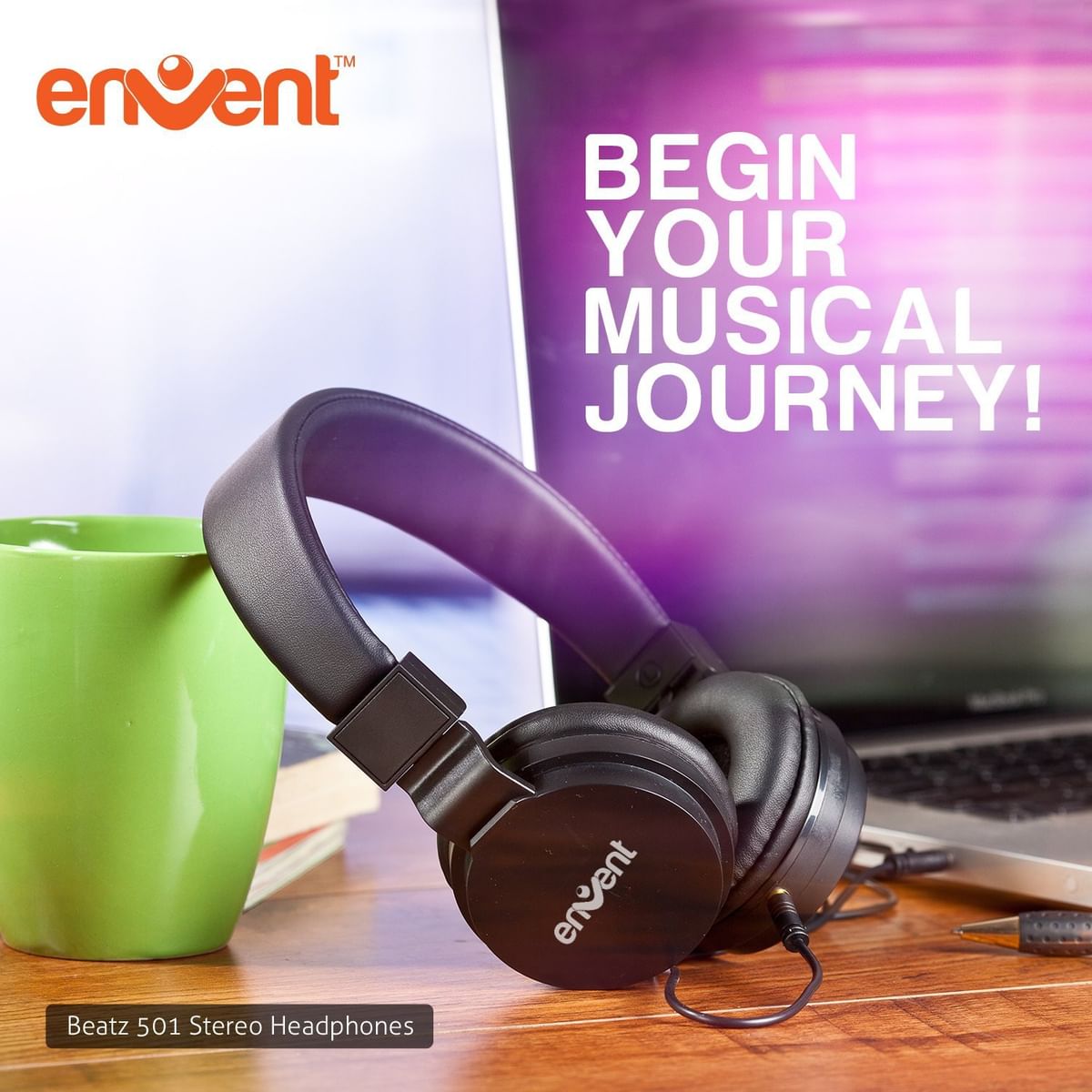 Envent wireless online headphones