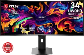 MSI PRO MP341CQR QD-OLED X36 34 Inch Ultrawide QuadHD Curved Monitor