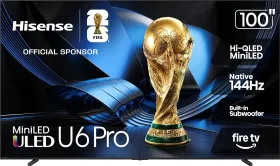 Hisense U6 Pro Series 100 inch Ultra HD 4K Smart Mini LED TV (100U6SF Pro)