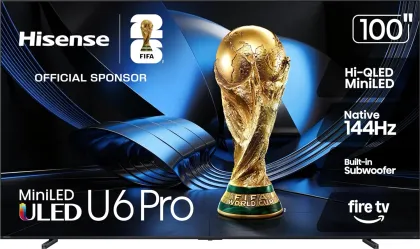 Hisense U6 Pro Series 100 inch Ultra HD 4K Smart Mini LED TV (100U6SF Pro)