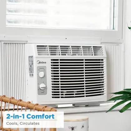 Midea MAW05M1BWT 5000 BTU Window AC