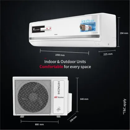 Hitachi Ikasu 5400FXL RAS.G522PCBIBF 2 Ton 5 Star 2024 Inverter Split AC