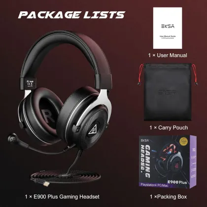 EKSA E900 Plus Wired Gaming Headphones