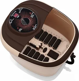 Lifelong LLM405 Foot Spa with Manual Rollers & Water Heating Massager