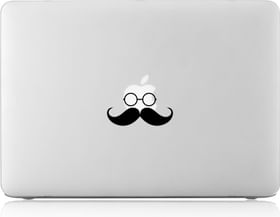 Blink Ideas Moustache Vinyl Laptop Decal (Macbook Pro Aluminium Unibody)
