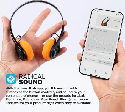 JLab Rewind 2 Wireless Retro Headphones