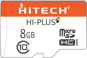 Hitech Hi-Plus 8GB MicroSDHC Memory Card (Class 10)