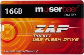 Moserbaer Credit Card Shape 16GB Pen Drive