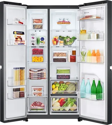 LG GL-B257HWBY 655 L 3 Star Side By Side Refrigerator