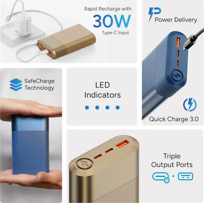 Ambrane PowerLit Duo 30 20000 mAh Power Bank - image 5