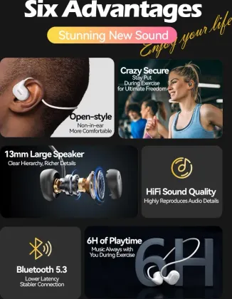 WK Life VC07 Zeron Air Conduction Wireless Headset