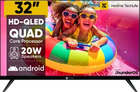 Realme TechLife 32HDSQRAWTQ 32 inch HD Ready Smart QLED TV