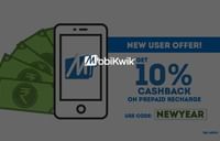 Get 10% Cashback on Prepaid Recharges of Rs. 10 or More | App Only Offer For New Users