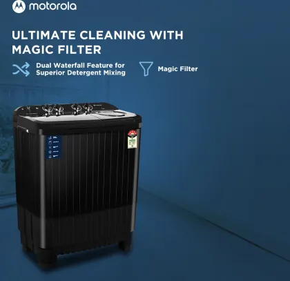 Motorola MTSA1005NNNDB 10 kg Semi Automatic Washing Machine