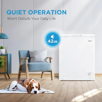 Midea MRC050S0AWW 5 Cu Ft Single Door Chest Freezer