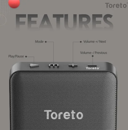 Toreto TOR-336 5W Bluetooth Speaker