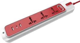 GM Lemoid 3290 10 Amps 3 Sockets Surge Protector