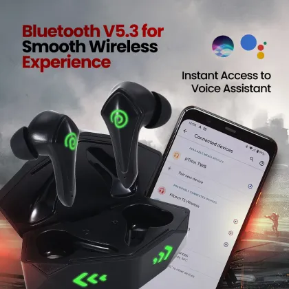 pTron Basspods Torq True Wireless Earbuds