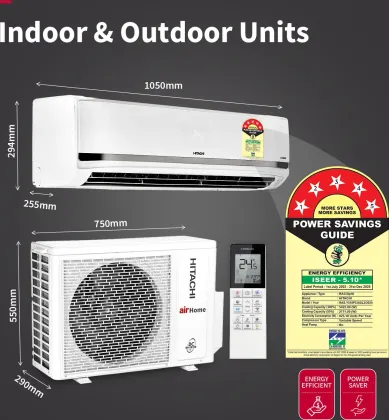 Hitachi RAS.Y518PCAISL2 1.5 Ton 5 Star 2025 Inverter Split AC