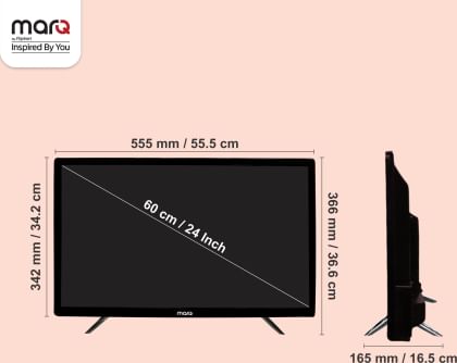 MarQ by Flipkart 24HDCDQEE1B 24 inch HD Ready Smart LED TV