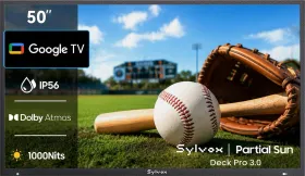 SYLVOX Deck Pro 3.0 50 inch Ultra HD 4K Smart Outdoor TV