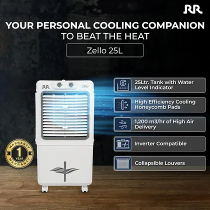 RR ZELLO HC 25 L Personal Air Cooler
