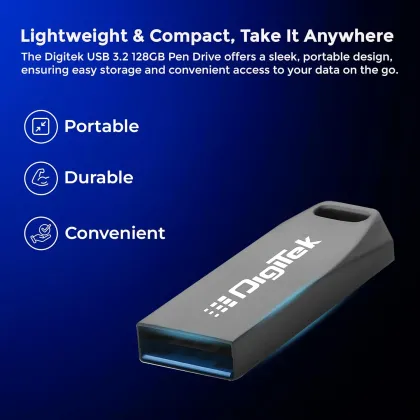 Digitek Dud 128 GB USB 3.2 Flash Drive - image 3