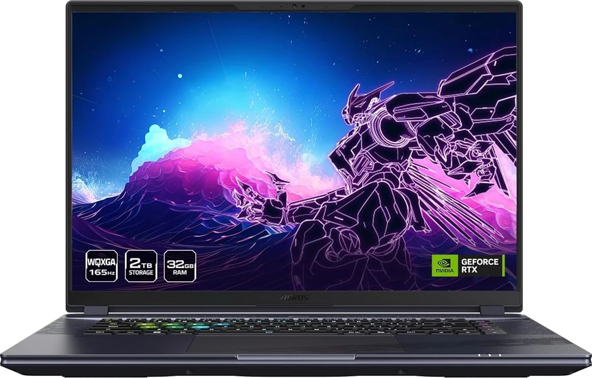 Gigabyte Aorus 16X ASG63USC65SH Gaming Laptop (14th Gen Core i9/ 32GB/ 2TB SSD/ Win11 Home/ 8GB